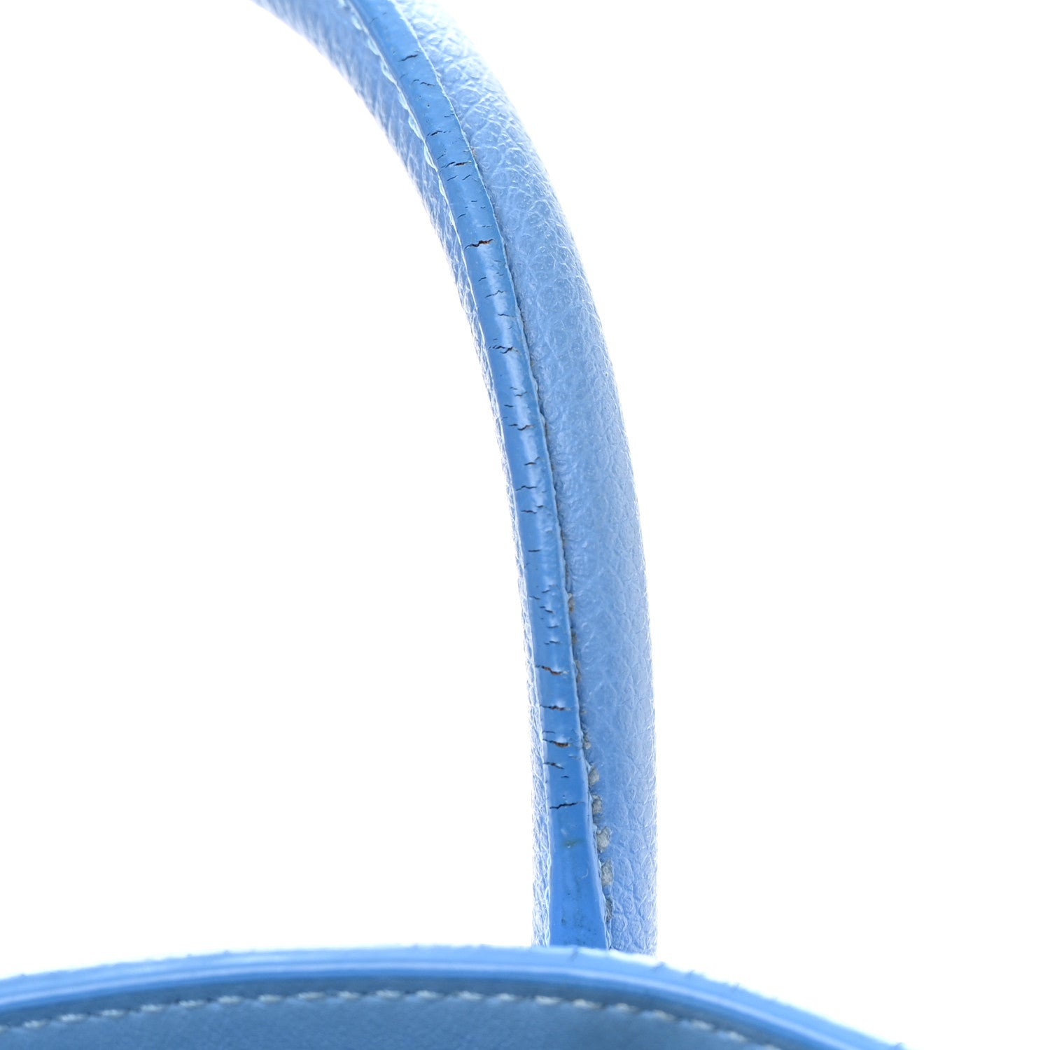 Saint Laurent Grained Calfskin Baby Sac De Jour Blue Clair 18 of 19