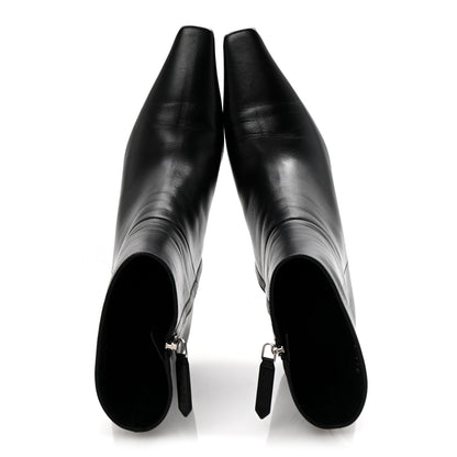 Gucci Nappa Square G Ankle Boots 40.5 Black 2 of 10