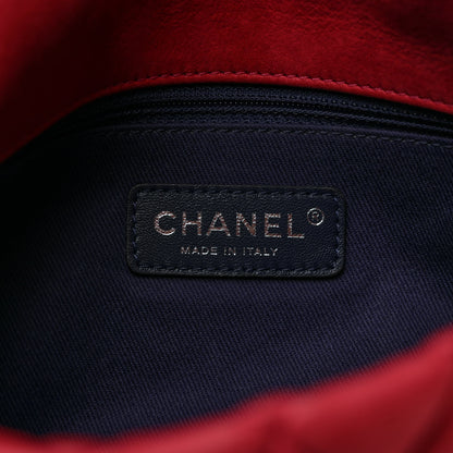 Chanel Iridescent Calfskin Small New Bubble Quilt Flap Fuchsia 6 of 8