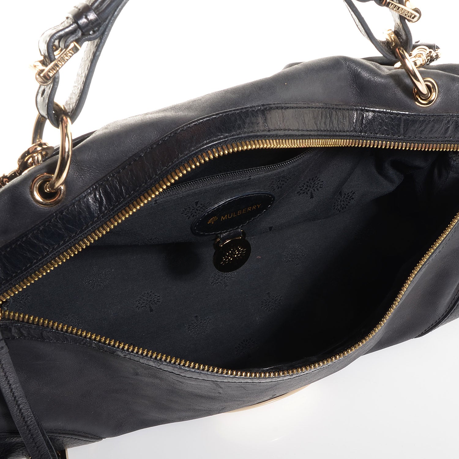 Mulberry Smooth Leather Taylor Satchel Black 5 of 11