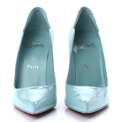 Christian Louboutin Patent Hot Chick 100 Pumps 37 Bermuda 2 of 7