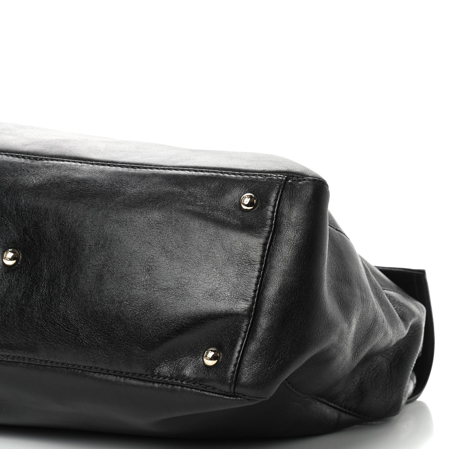 Vitello Acqua Baguette Satchel Black