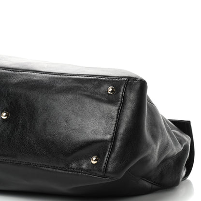 Fendi Vitello Acqua Baguette Satchel Black 7 of 10