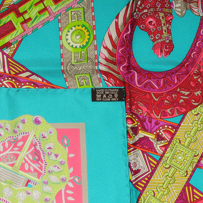 Hermes Silk Le Songe De La Licorne Scarf 90 5 of 5