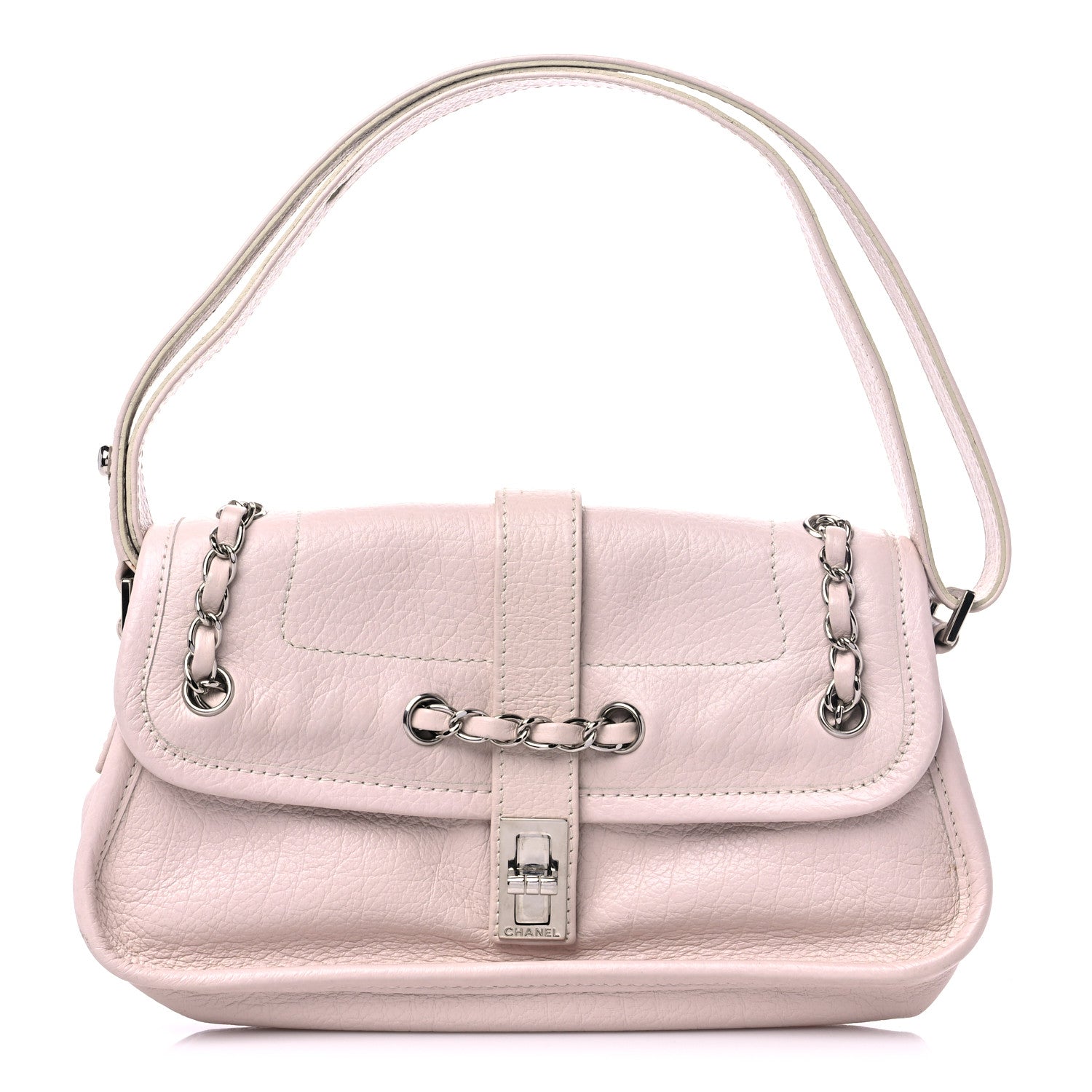 Chanel Calfskin Mademoiselle Flap Shoulder Bag Light Pink 1 of 18
