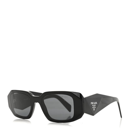 Prada Acetate Symbole Sunglasses SPR 17W Black 1 of 8