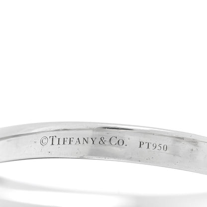 Tiffany Platinum Diamond Flower Ring 53 6.5 4 of 5