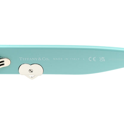 Tiffany Acetate Return to Tiffany Oval Sunglasses TF 4221 Tiffany Blue Dark Gray 6 of 8