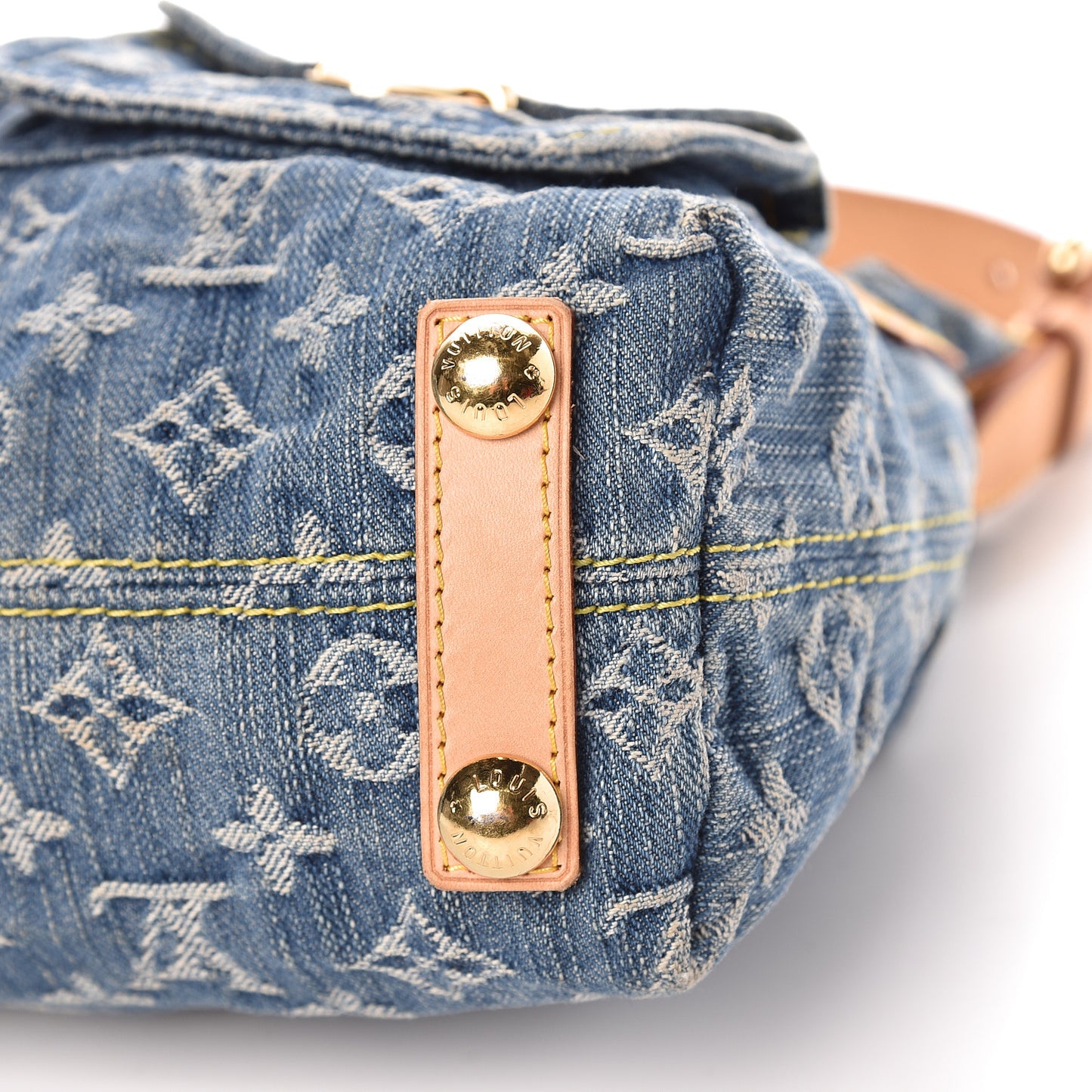 Monogram Denim Baggy PM Blue