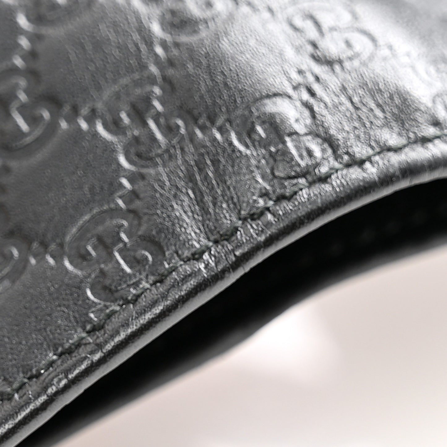 Microguccissima Flap Wallet Black