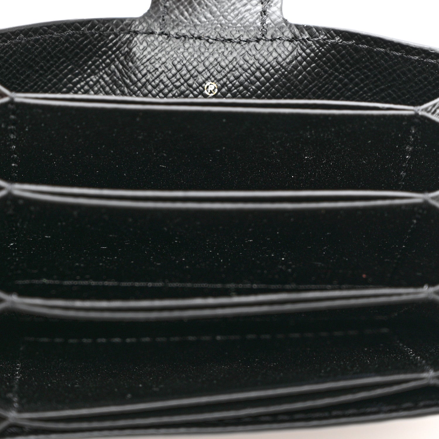 Louis Vuitton Monogram Gusset Card Holder Black 5 of 6