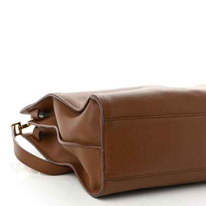 Saint Laurent Calfskin Large Sac De Jour Carryall Toasted Brown 7 of 11