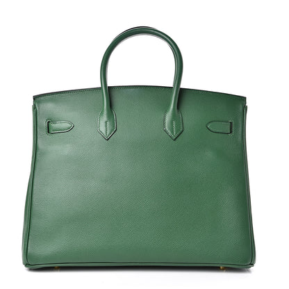 Hermes Epsom Birkin 35 Vert Bengale 4 of 28