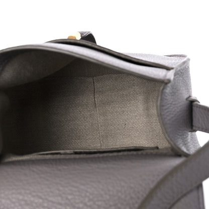 Chloe Calfskin Mini Marcie Round Crossbody Bag Cashmere Grey 5 of 11