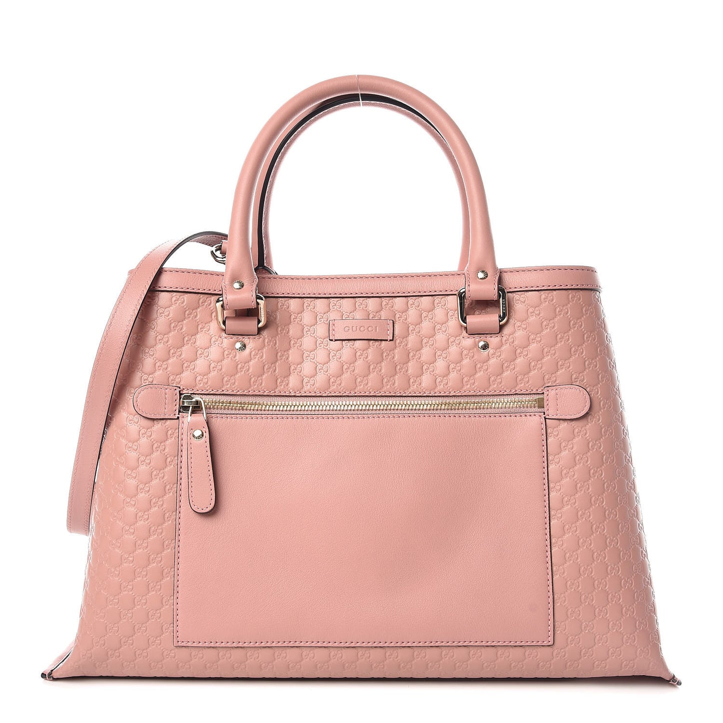 Soft Microguccissima Medium Tote Soft Pink