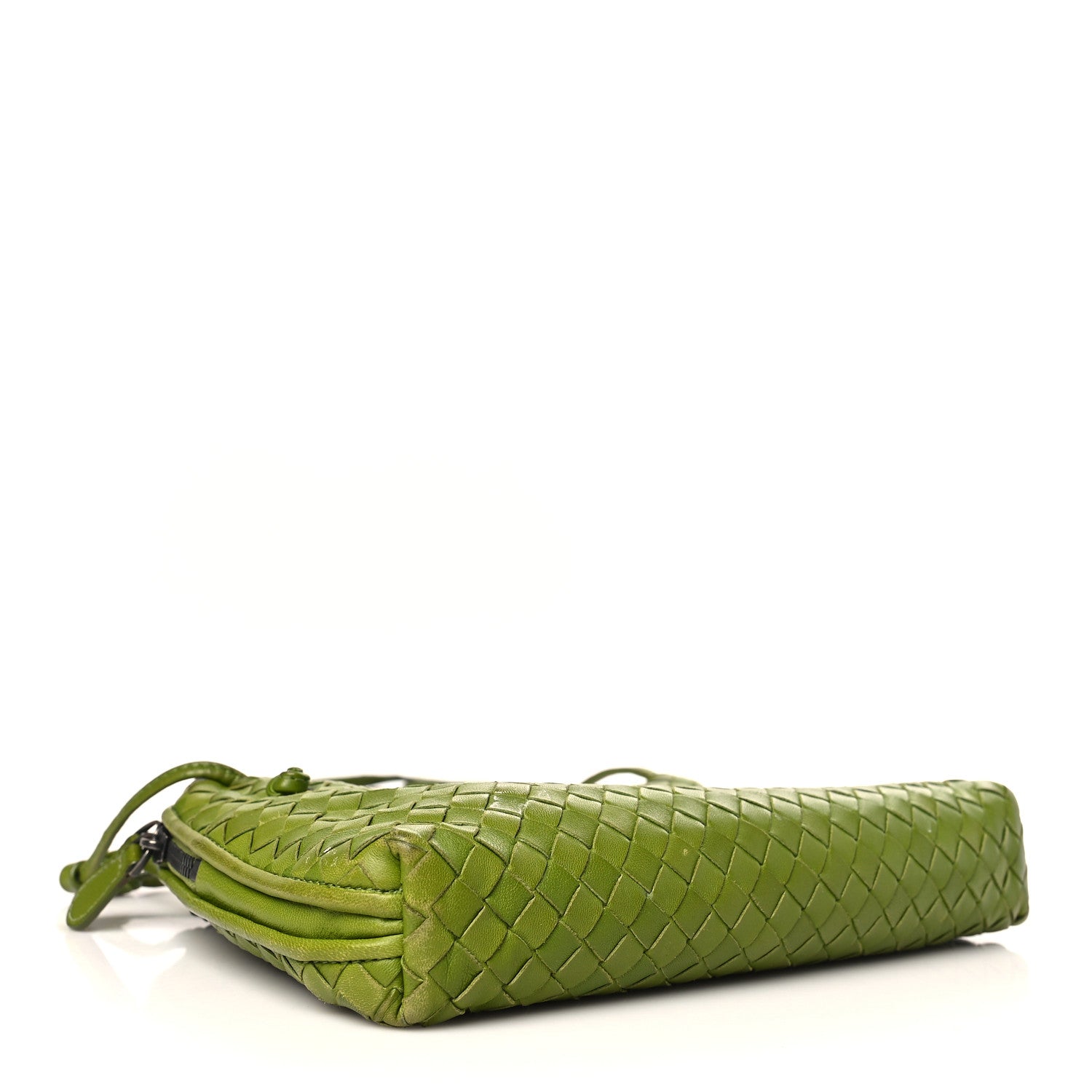 Bottega Veneta Nappa Intrecciato Nodini Crossbody Messenger Green 4 of 13