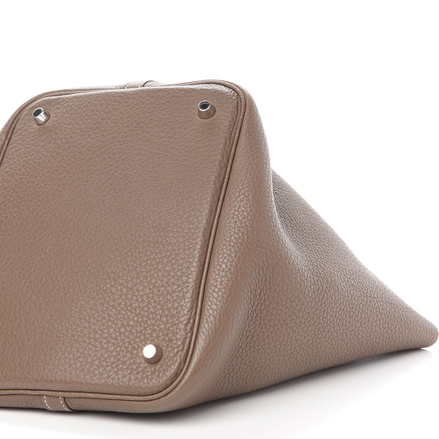 Hermes Taurillon Clemence Picotin 22 MM Etoupe 9 of 9