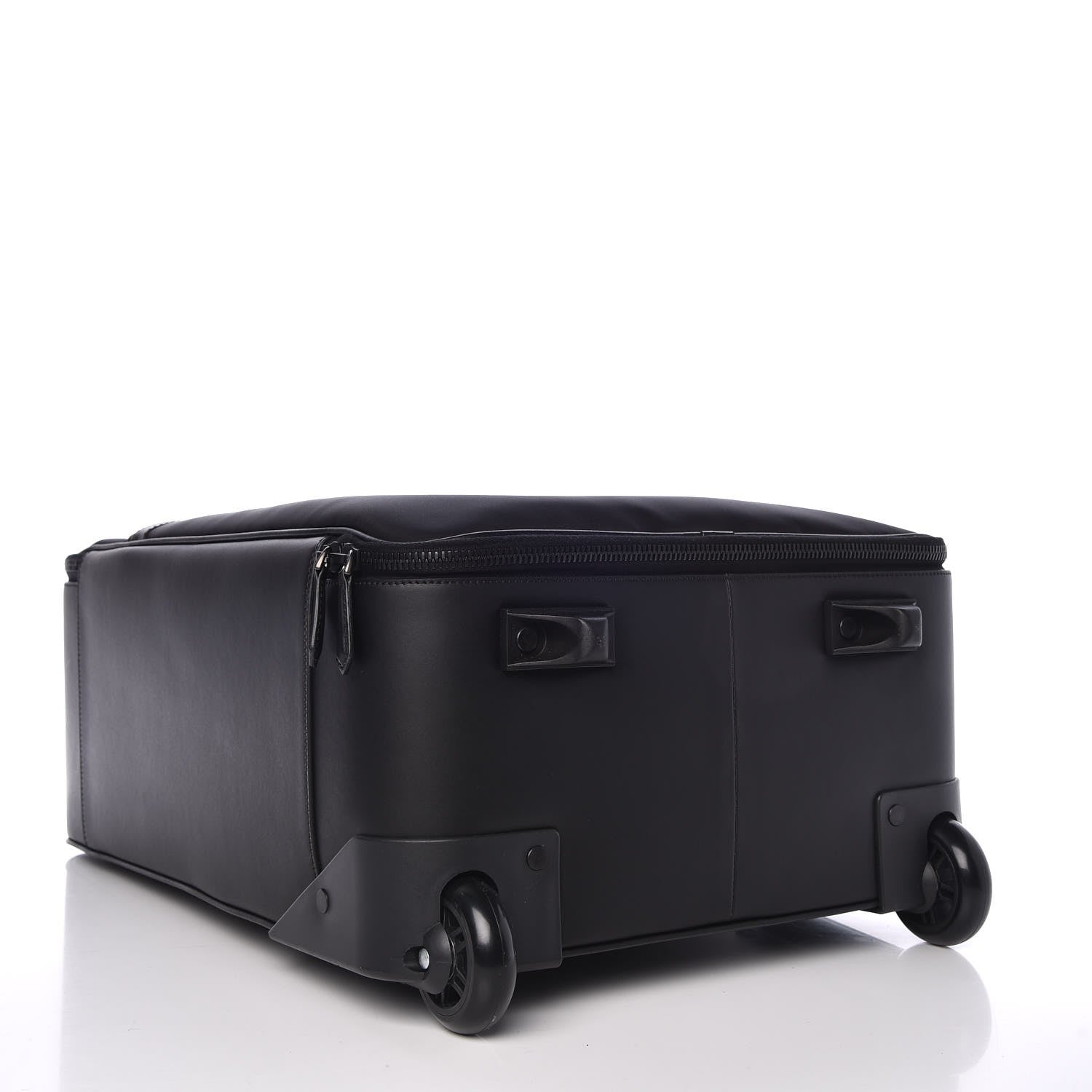 Fendi Nylon Vitello Liberty Opaco Metal Monster Eyes Trolley Black 4 of 7