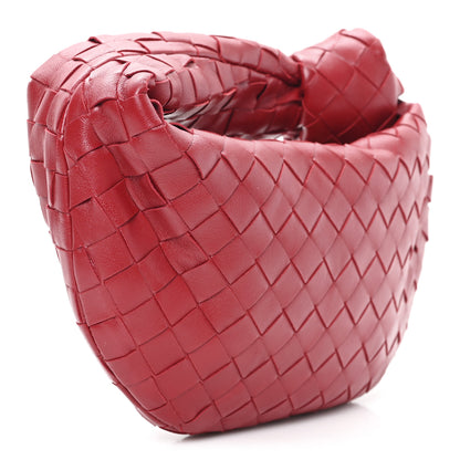 Bottega Veneta Nappa Intrecciato Mini Jodie Dark Red 3 of 10