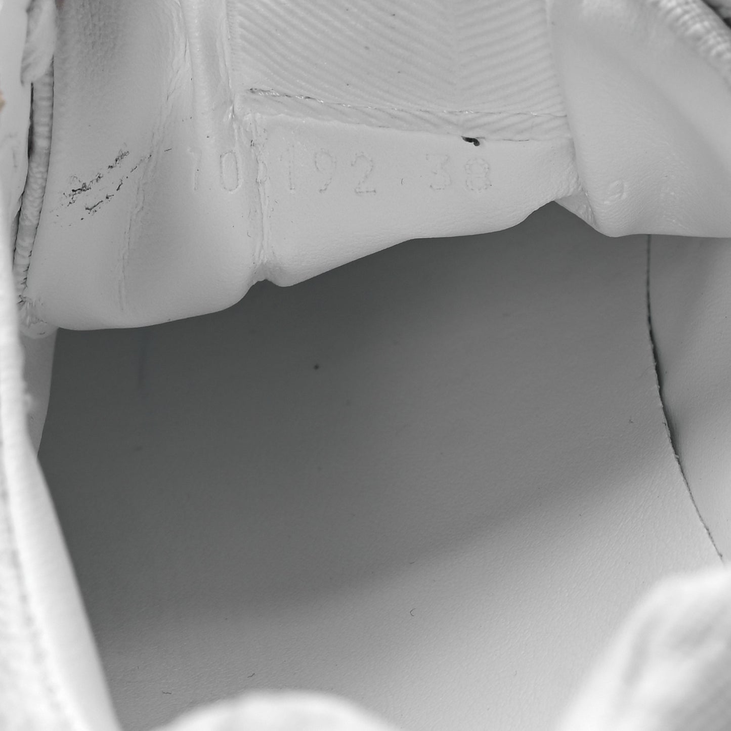 GG Supreme Monogram Womens Rhyton Sneakers 38 White