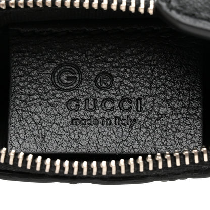 Gucci Microguccissima Key Ring Coin Case Black 6 of 8