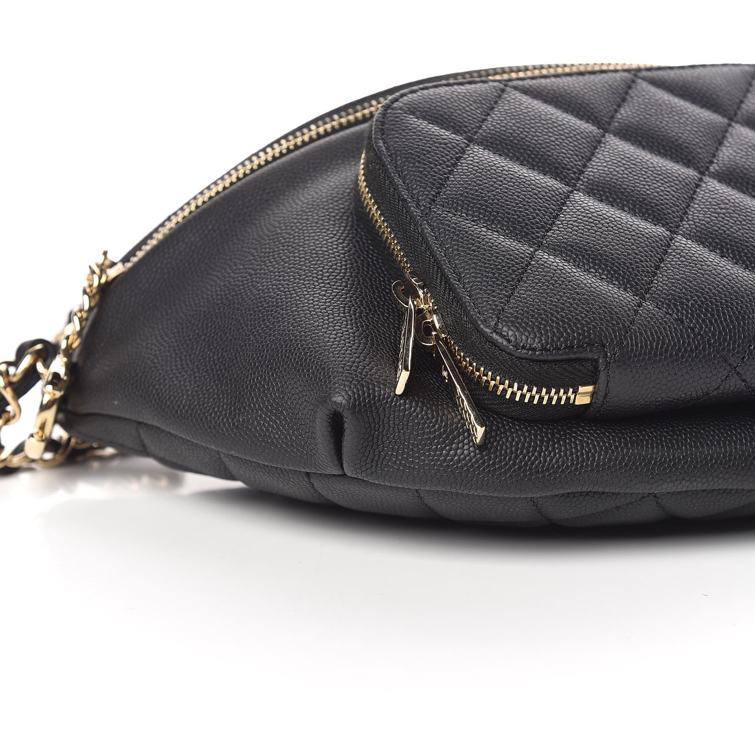Chanel Caviar Quilted Business Affinity Waist Belt Bag Black 5 of 10