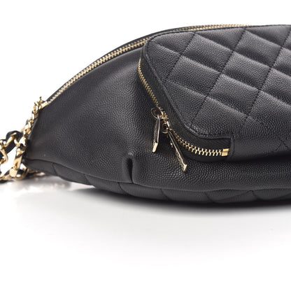 Chanel Caviar Quilted Business Affinity Waist Belt Bag Black 5 of 10