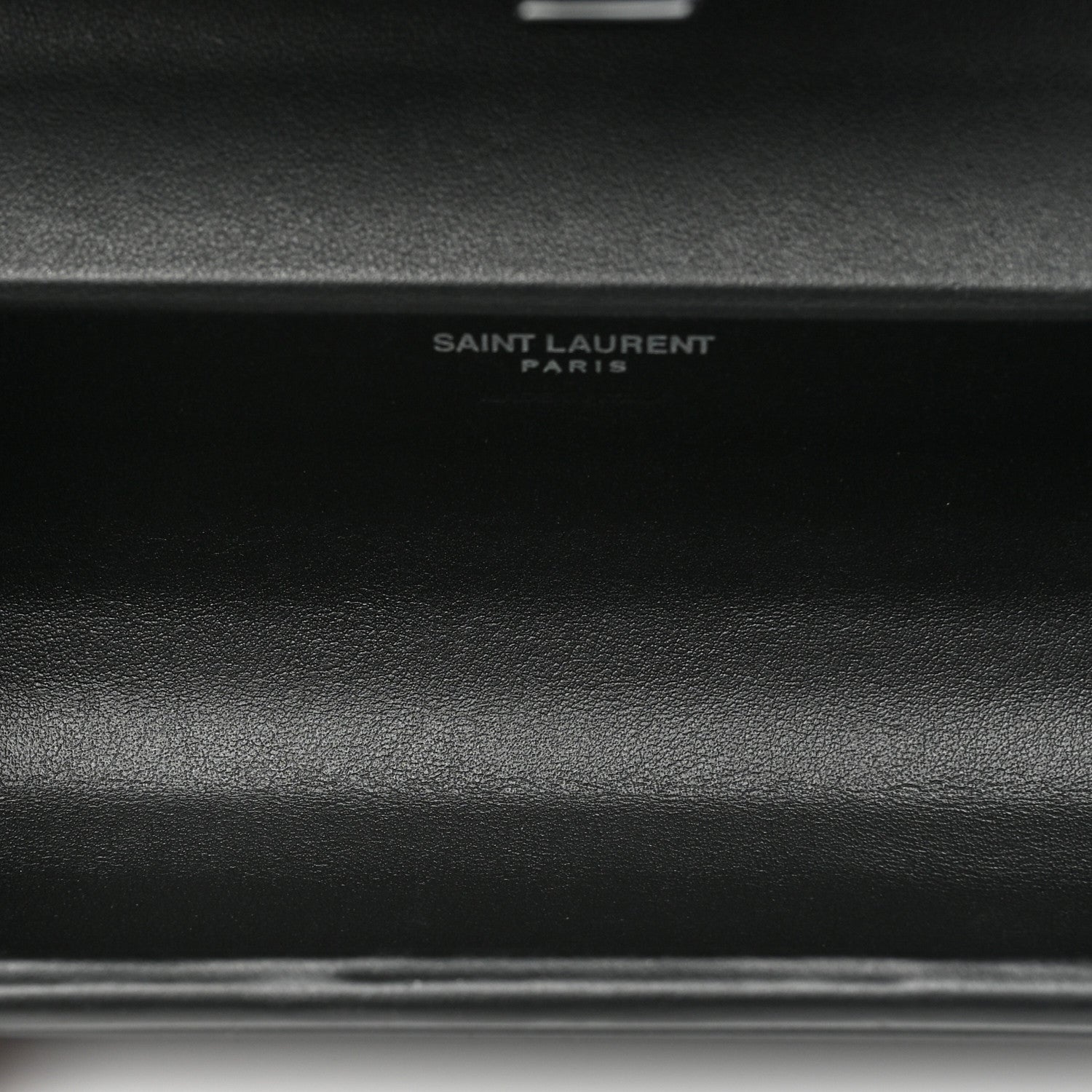 Saint Laurent Ribbed Plexiglass Lambskin Fringe Monogram Opium Box Bag Black 5 of 10