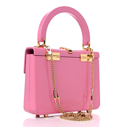 Gucci Plexiglass Mini Sylvie 1969 Top Handle Bag Pink 3 of 10