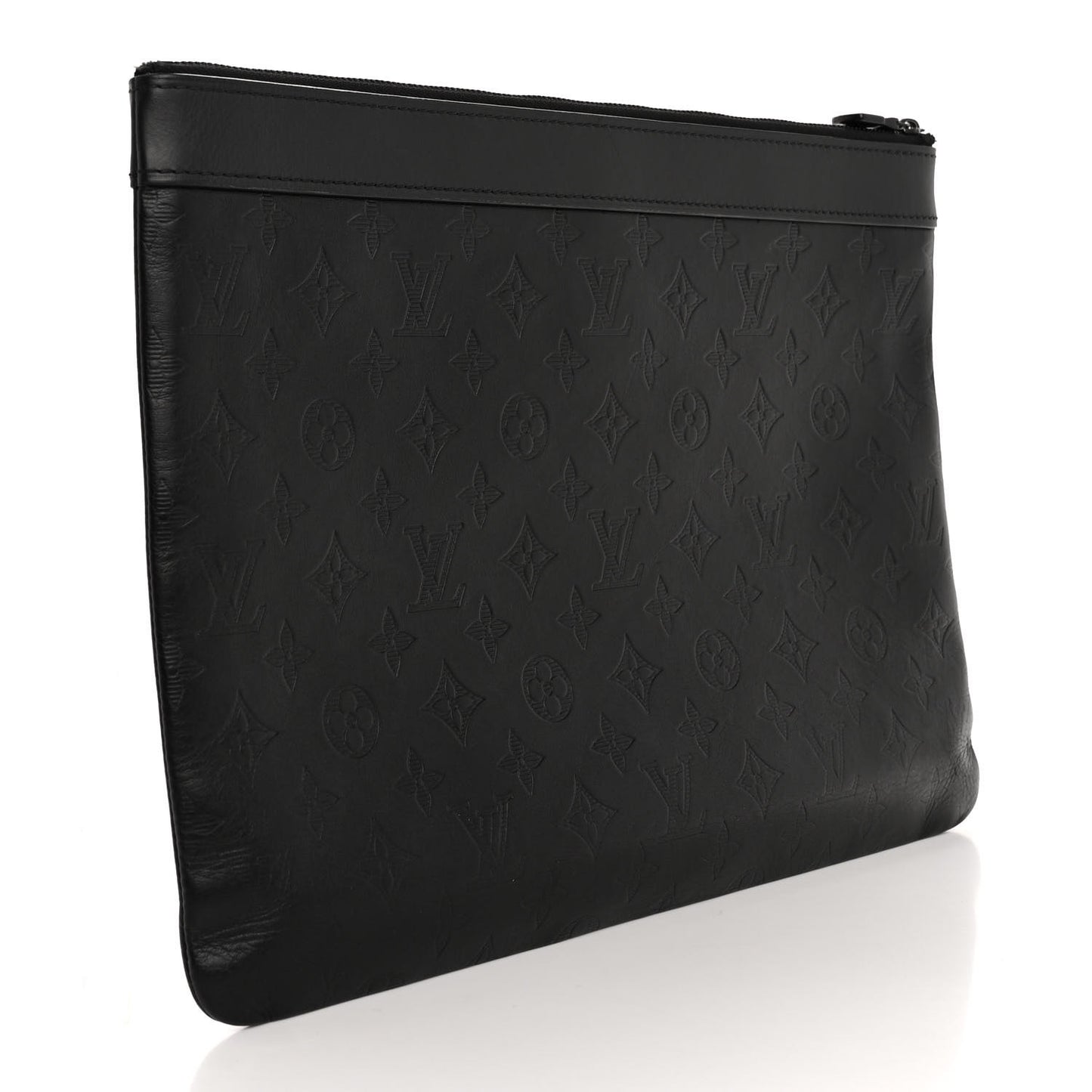 Calfskin Monogram Shadow Discovery Pochette Black