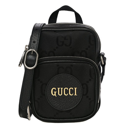 Gucci Econyl Nylon Monogram Off The Grid Shoulder Bag Black 1 of 11