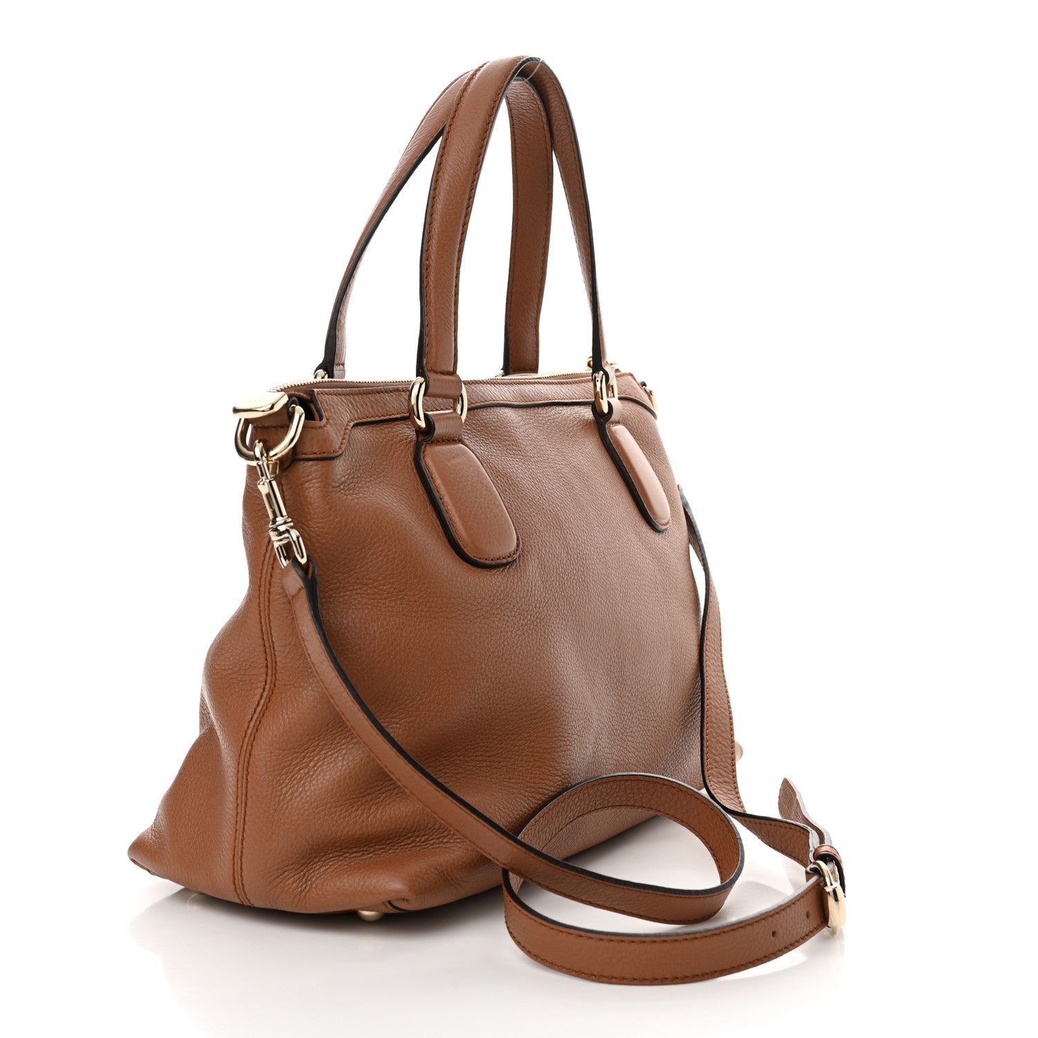 Gucci Cellarius Calfskin Small Soho Top Handle Satchel Dusty Blush 3 of 11