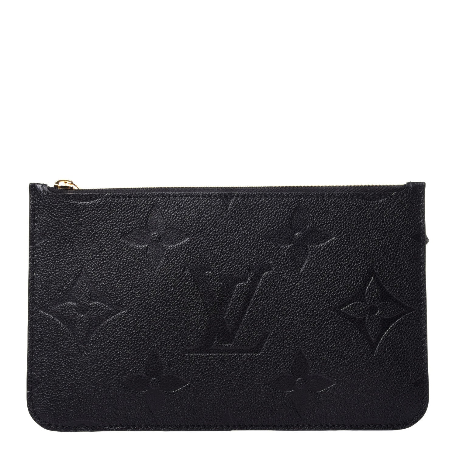 Louis Vuitton Empreinte Monogram Giant Neverfull MM Pochette Black 2 of 18