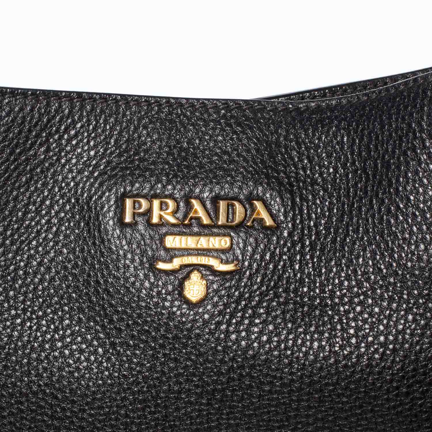 Prada Vitello Daino Hobo Nero Black 7 of 9