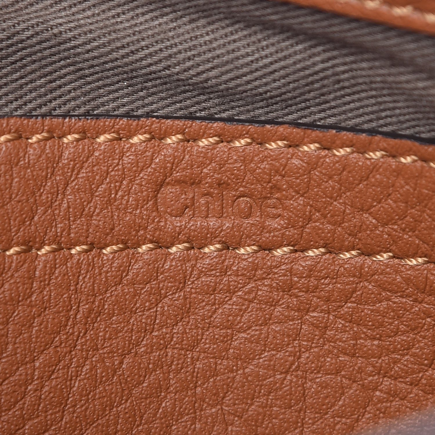 Chloe Calfskin Mini Marcie Round Crossbody Bag Tan 6 of 7