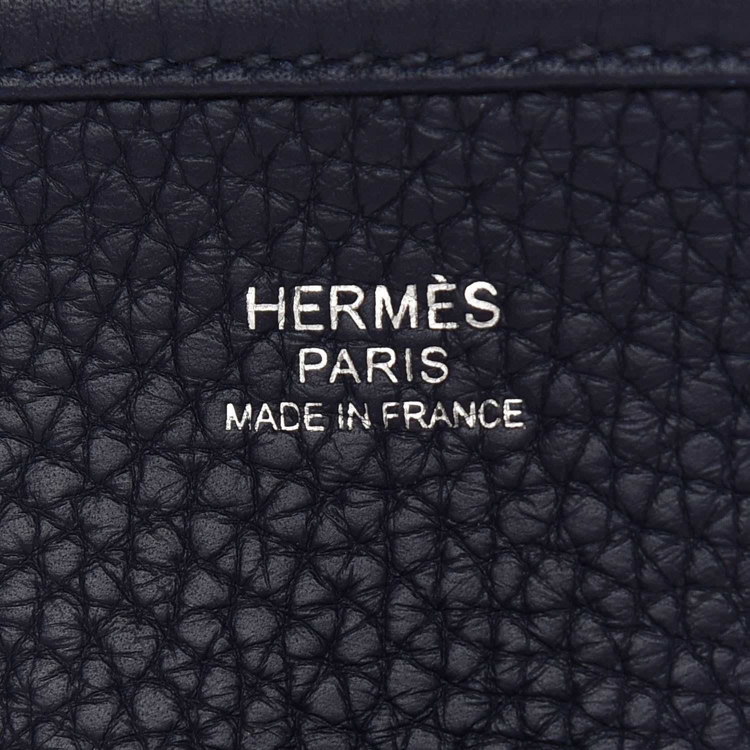 Hermes Taurillon Clemence Evelyne III PM Bleu Nuit 6 of 13