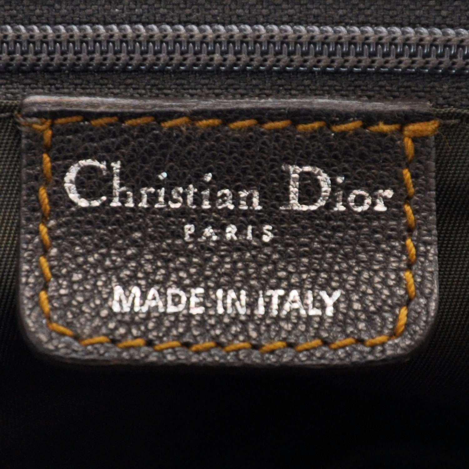 Christian Dior Monogram Vintage Traveler Tote Brown 5 of 7