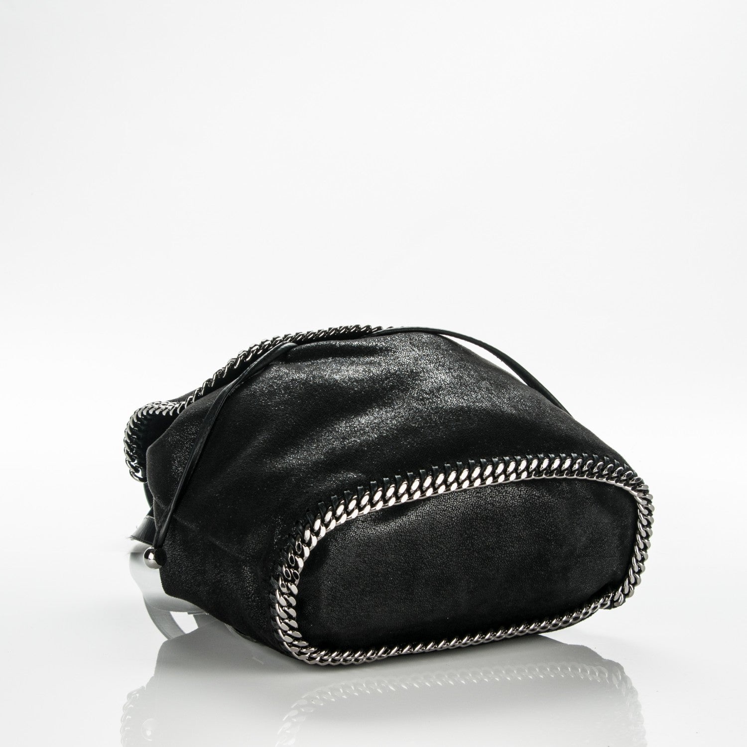 Stella McCartney Shaggy Deer Falabella Backpack Black 4 of 8