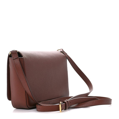 Burberry Grainy Calfskin Vintage Check Hampshire Crossbody Archive Beige Tan 3 of 11