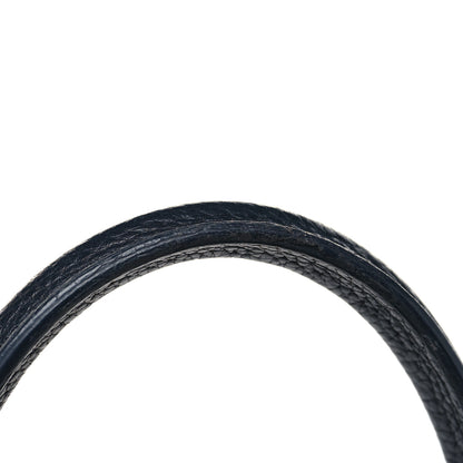 The Row Grained Calfskin Soft Margaux 10 Navy 11 of 11