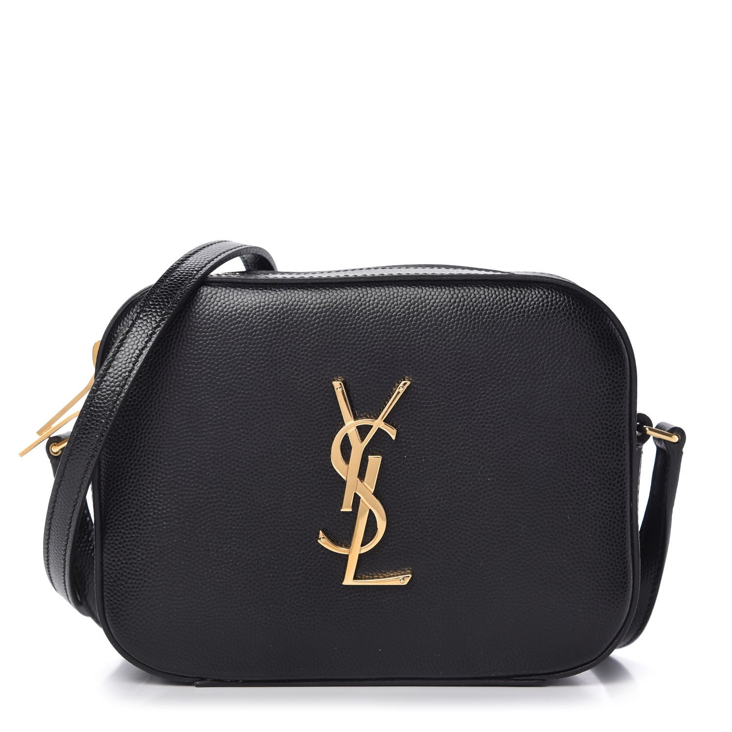 Saint Laurent Grain De Poudre Small Classic Monogram Camera Bag Black 1 of 9