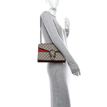 Gucci GG Supreme Monogram Small Dionysus Shoulder Bag Red 2 of 14