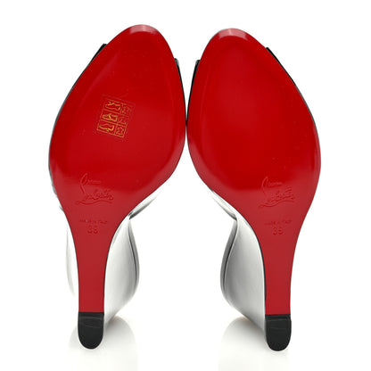 Christian Louboutin Patent Me Dolly Zeppa 85 Sandals 39 Black 5 of 7