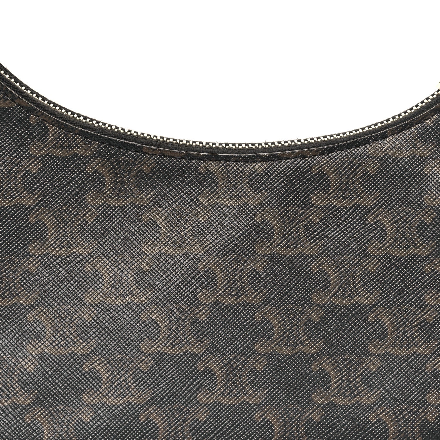 Celine Triomphe Canvas Calfskin Ava Shoulder Bag Tan 7 of 9