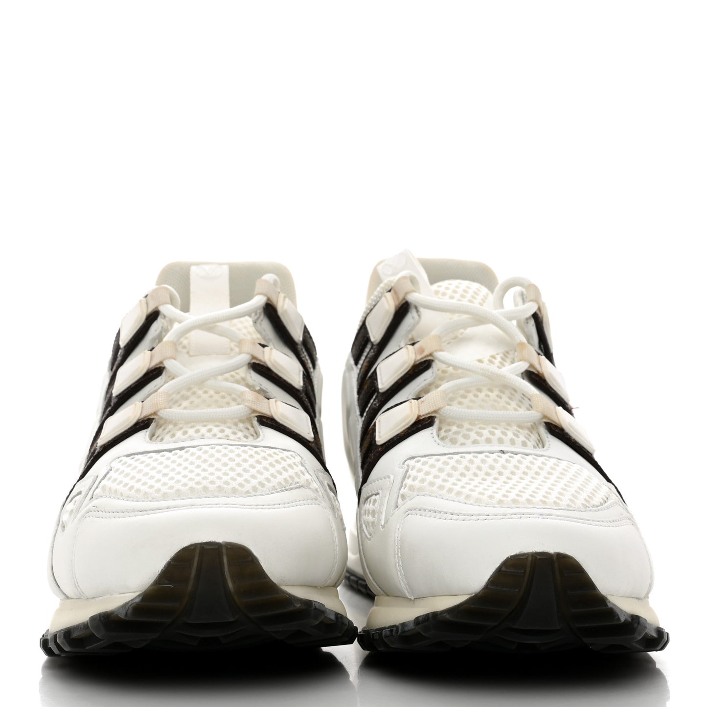 Calfskin Run Away Sneakers 39 White
