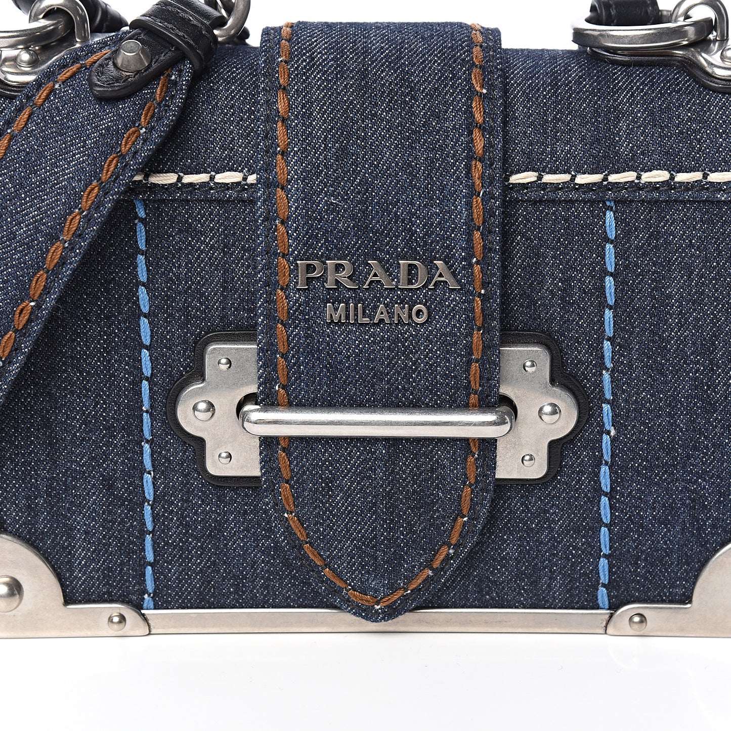 Denim Small Cahier Bag Blue