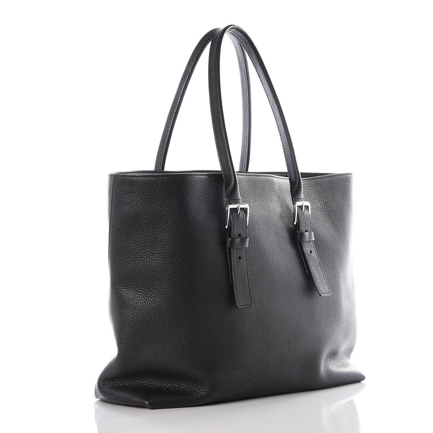 Louis Vuitton Taurillon Cabas Voyage Tote Black 2 of 12