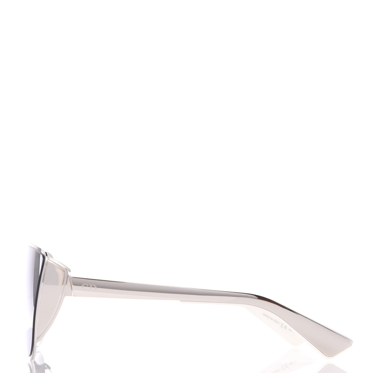 Christian Dior Metal Mirrored Futurist Sunglasses Silver 2 of 7