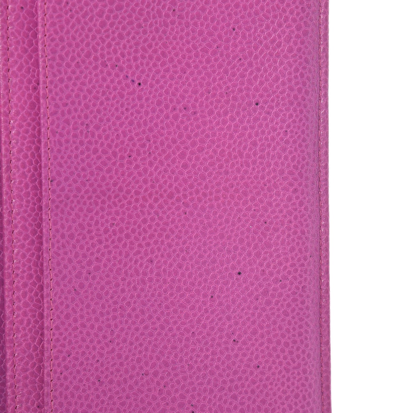 Caviar Quilted Yen Wallet Pink