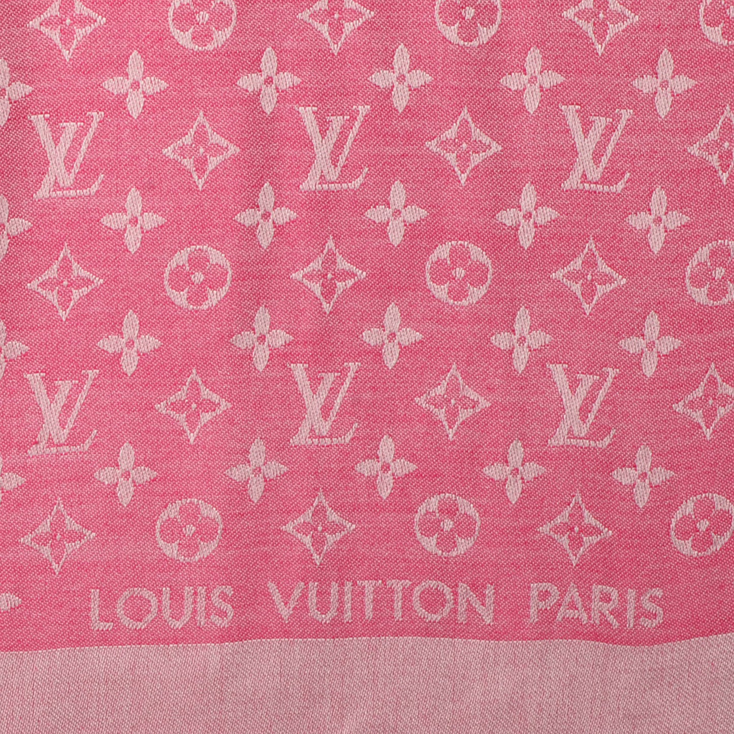 Monogram Denim Shawl Pivoine